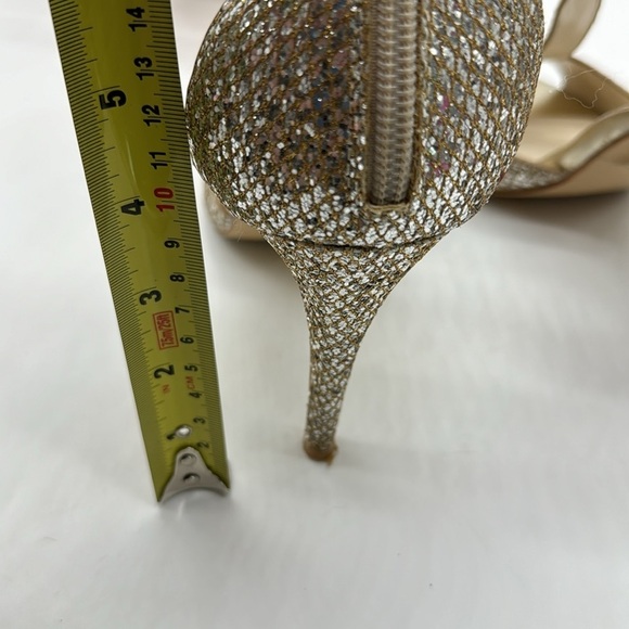 David's Bridal Saylor Sparkly Special Occasion Heels Size 9 MCH6409 - Picture 4 of 8